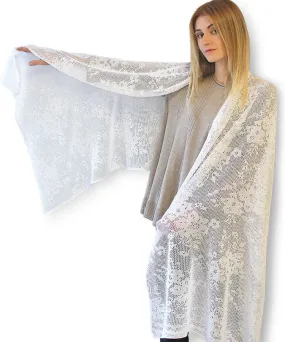 Embroidered shawl