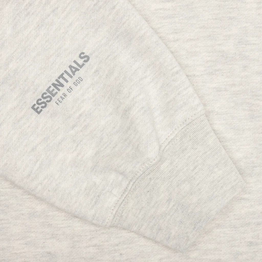 Essentials Pullover Crewneck - Light Heather Oatmeal