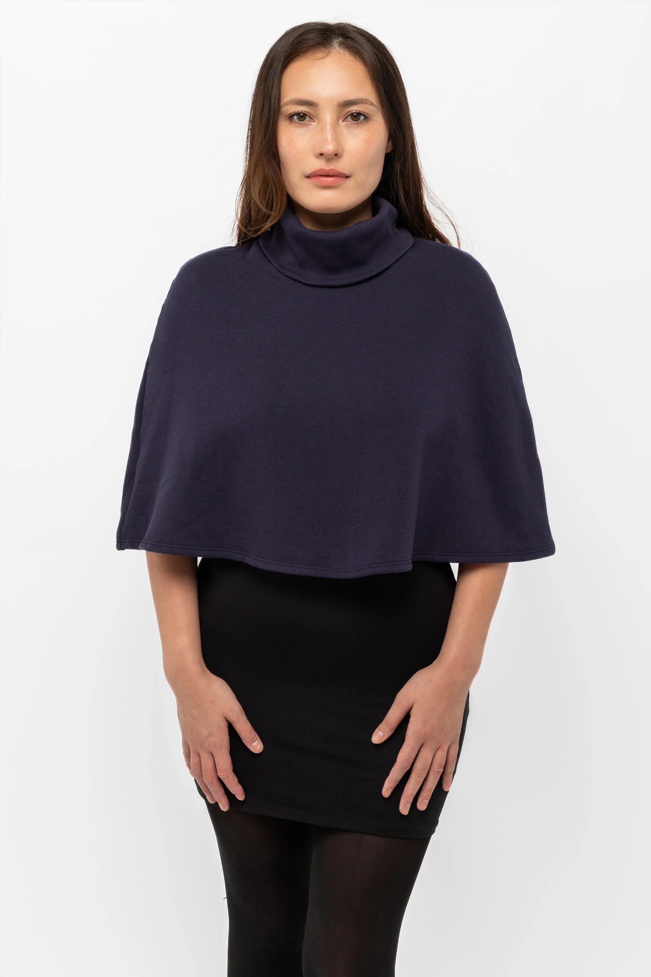 F370 - Flex Fleece Turtleneck Cape