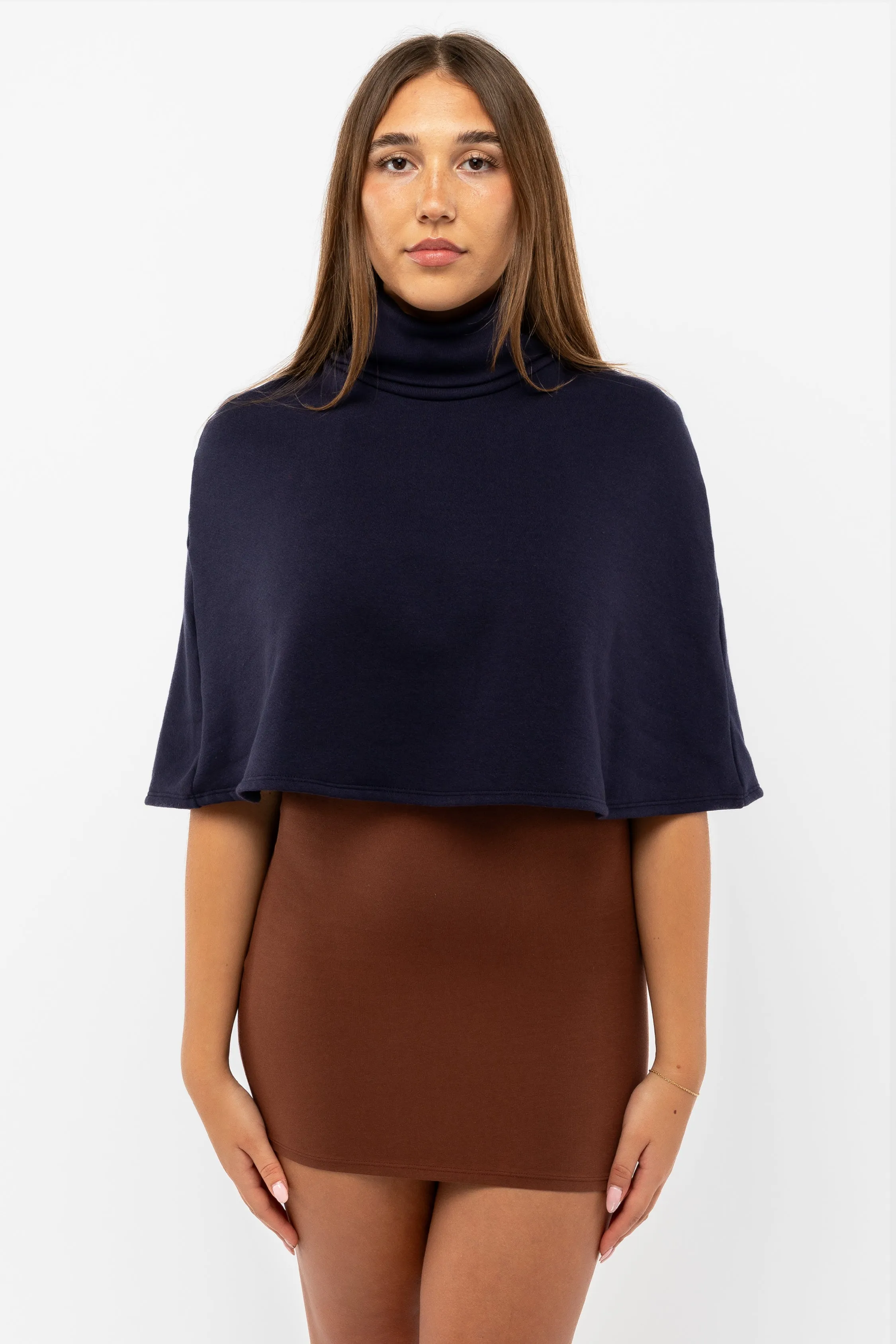 F370 - Flex Fleece Turtleneck Cape