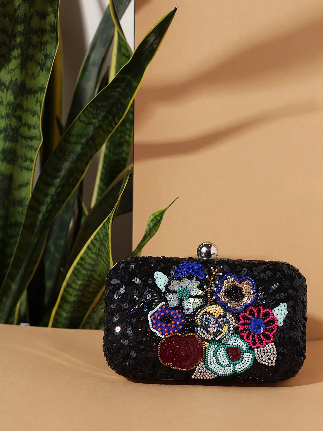 Floral Box Clutch