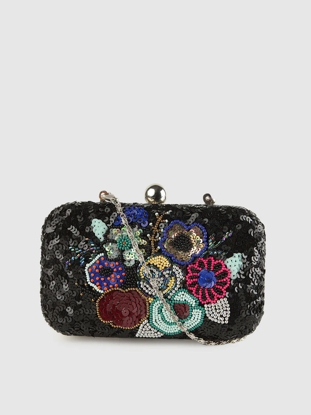 Floral Box Clutch