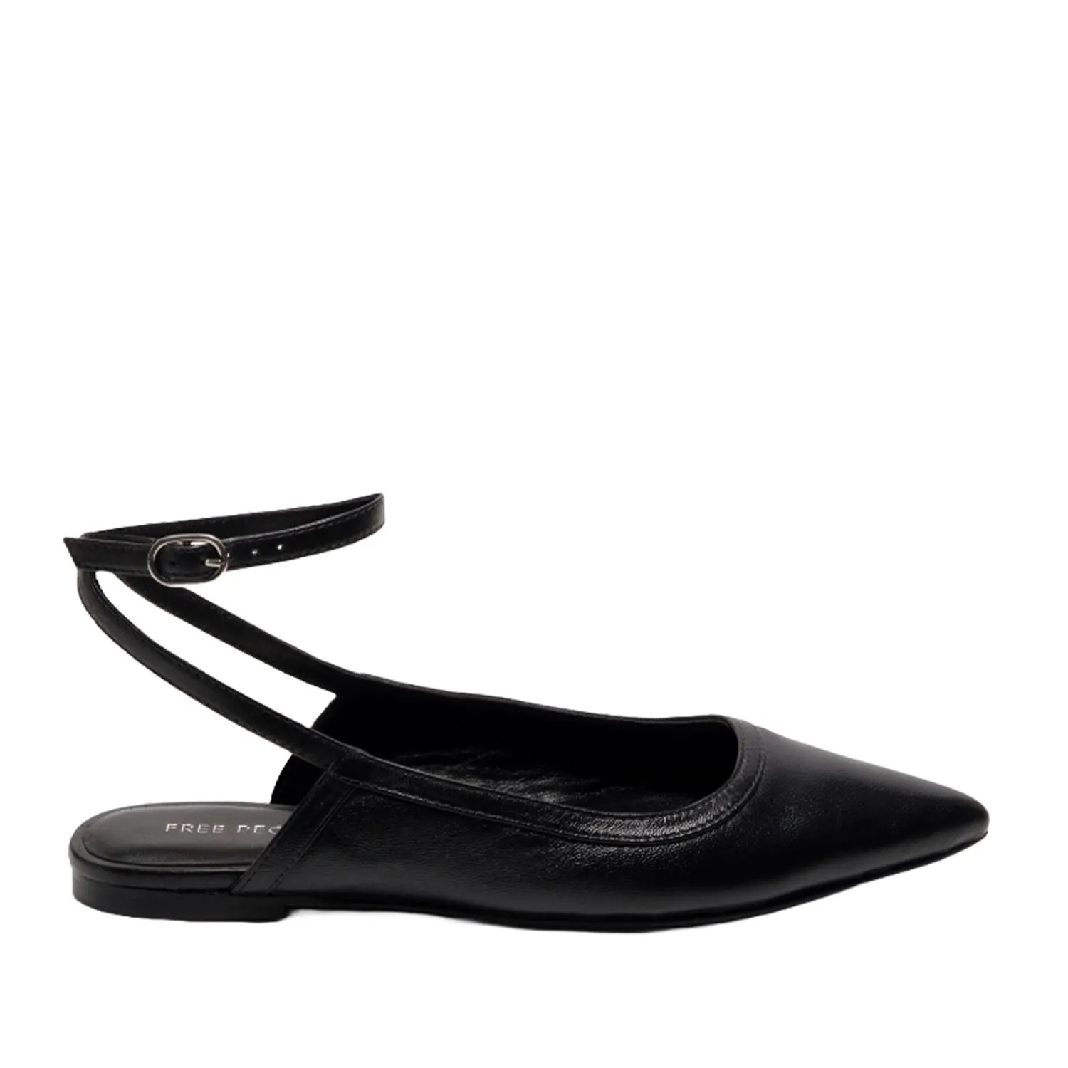 Free People Women's Jules Point Flat in Black