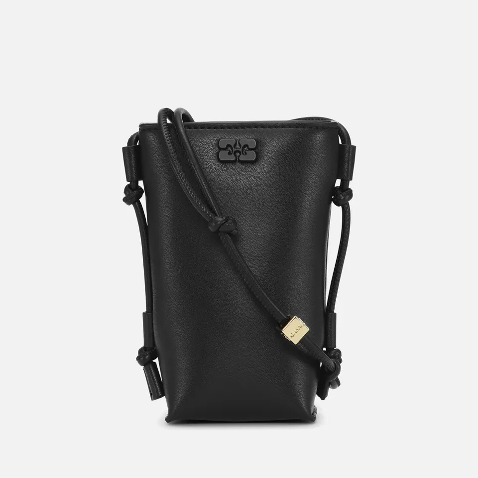 Ganni Bou Recycled Leather Crossbody Bag