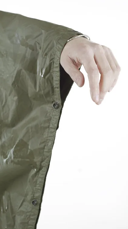 German Army Poncho - rubberised waterproofing