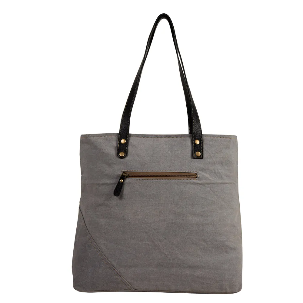 Globetrotter Patch Tote Bag