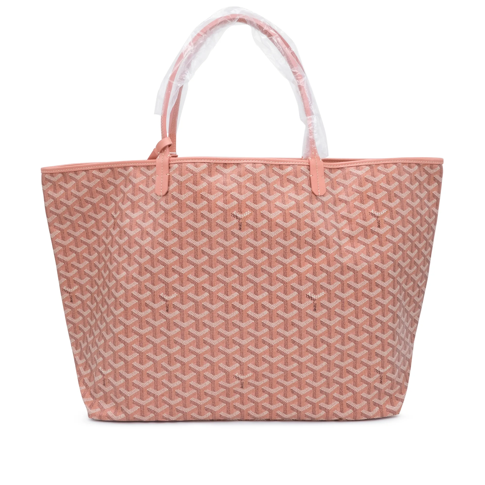 Goyard Pearly Coral Goyardine Canvas and Chevroches Calfskin Saint Louis GM Tote, 2024