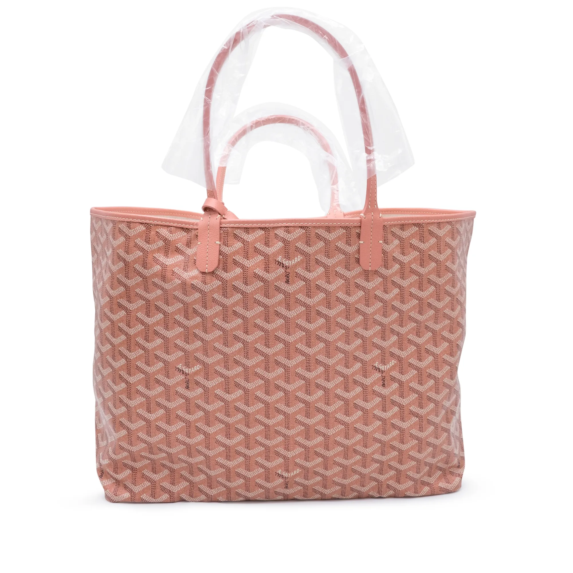 Goyard Pearly Coral Goyardine Canvas and Chevroches Calfskin Saint Louis PM Tote, 2024