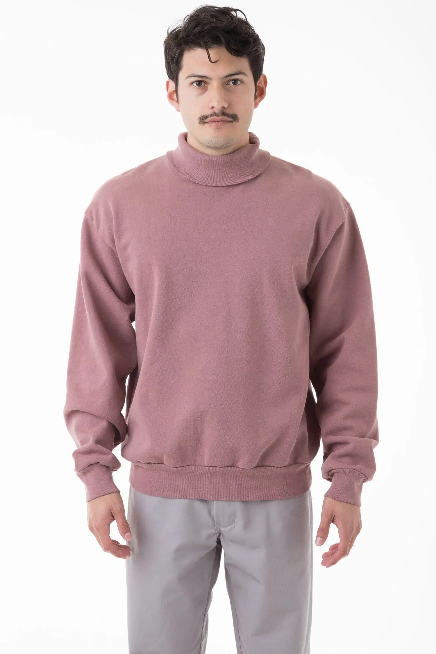 HF13GD - 14 oz Heavy Fleece Turtleneck Sweatshirt