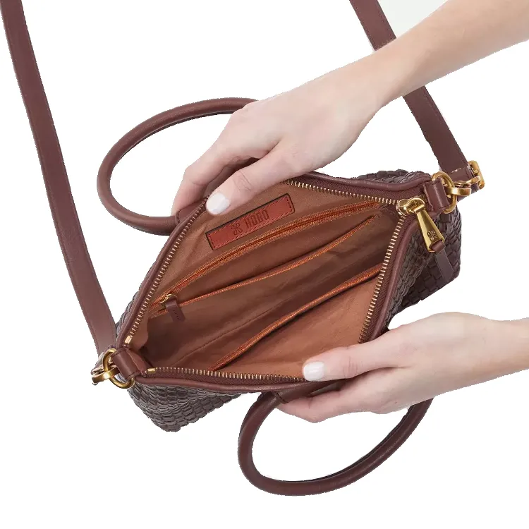 Hobo Sheila Pecan Top Zip Crossbody