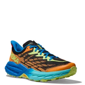 Hoka 1123157 Men's SPEEDGOAT 5 Trail Running Shoes Solar Flare Diva Blue