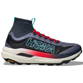 Hoka Men's Tecton X 3 Trail Running Shoes Stormy Skies / Cerise