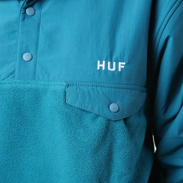 HUF TOFINO HOODED POLAR PULLOVER // JADE