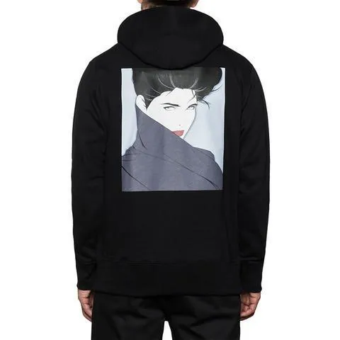 HUF X NAGEL COLLAR PULLOVER // BLACK