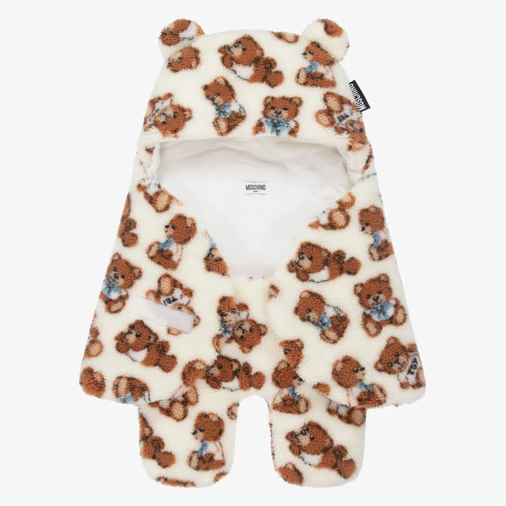 Ivory Teddy Fleece Nest (76cm)