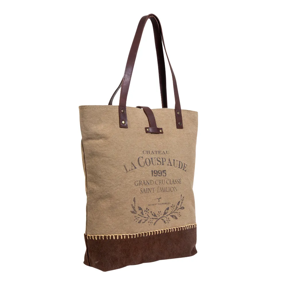 La Couspaude Vintage-Look Tote Bag