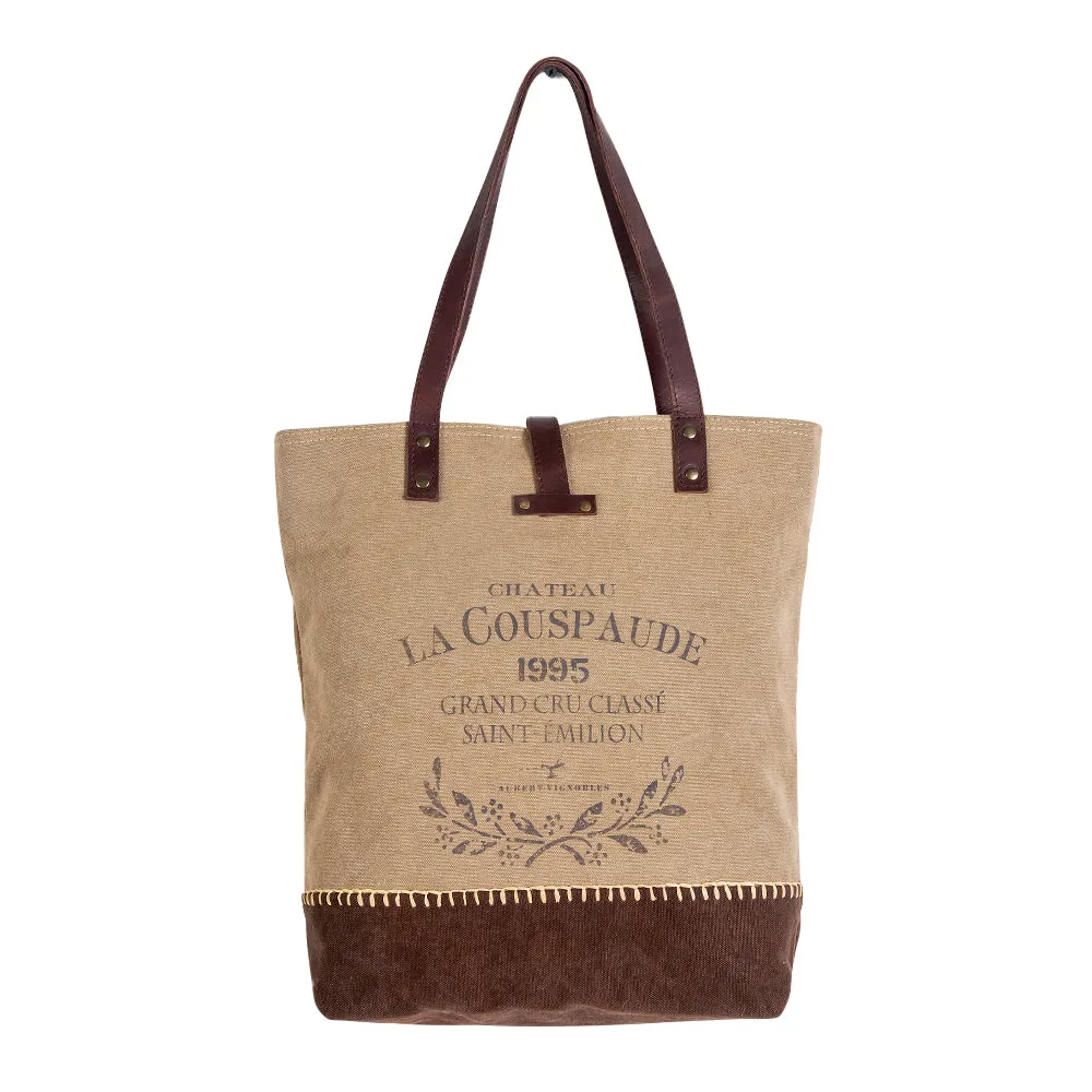 La Couspaude Vintage-Look Tote Bag