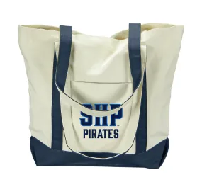 Large Boat Tote with Zipper