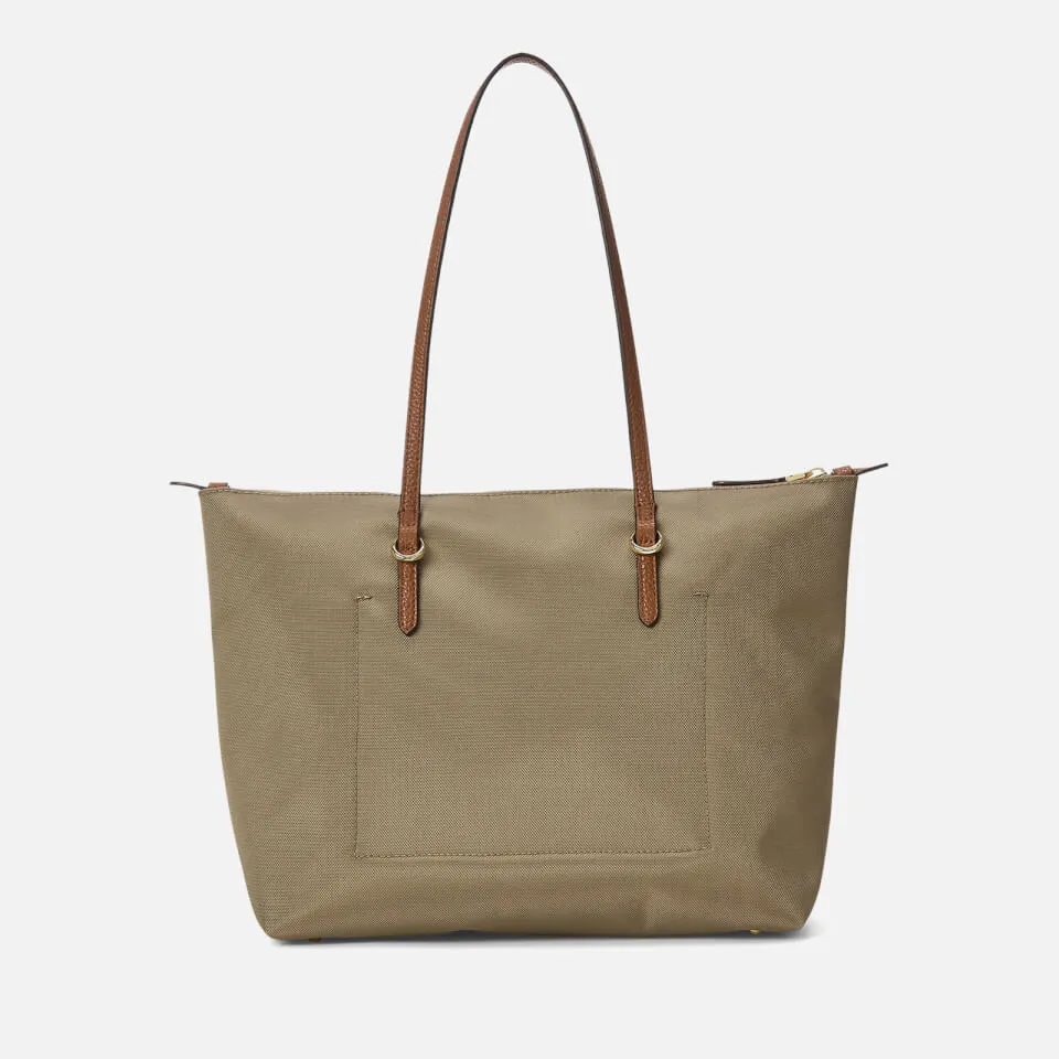 Lauren Ralph Lauren Keaton Twill Medium Tote Bag