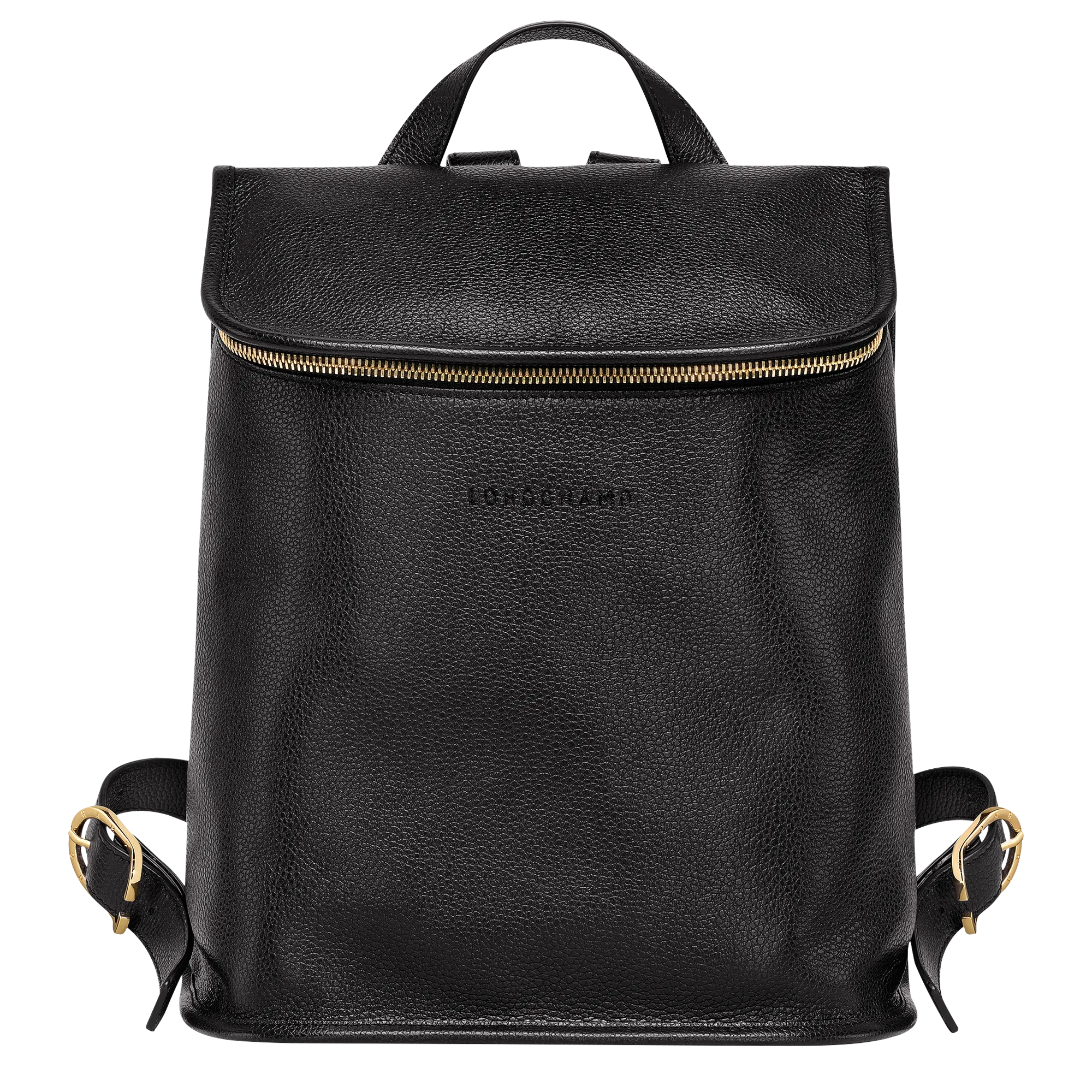 Le Foulonné Backpack Black - Leather