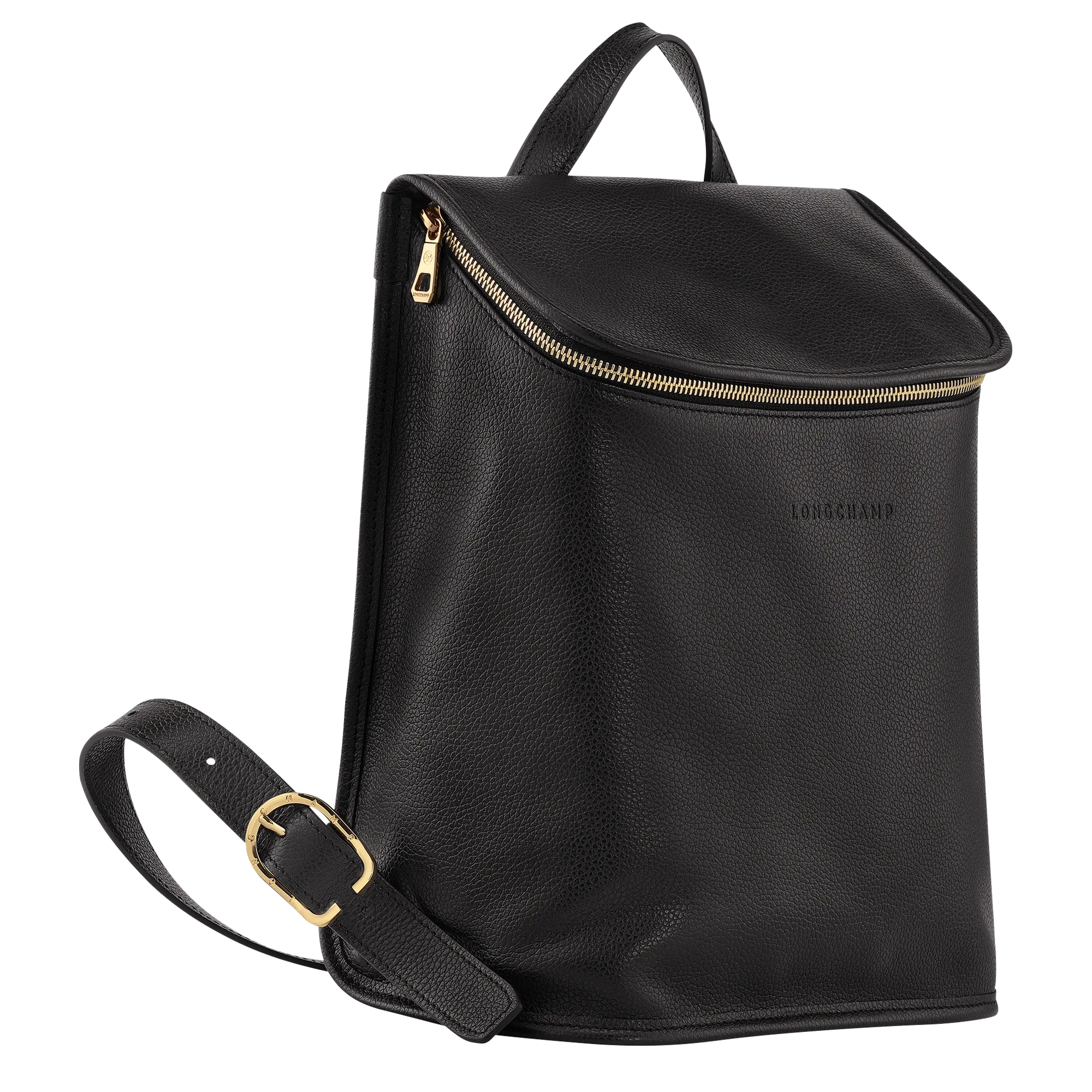 Le Foulonné Backpack Black - Leather