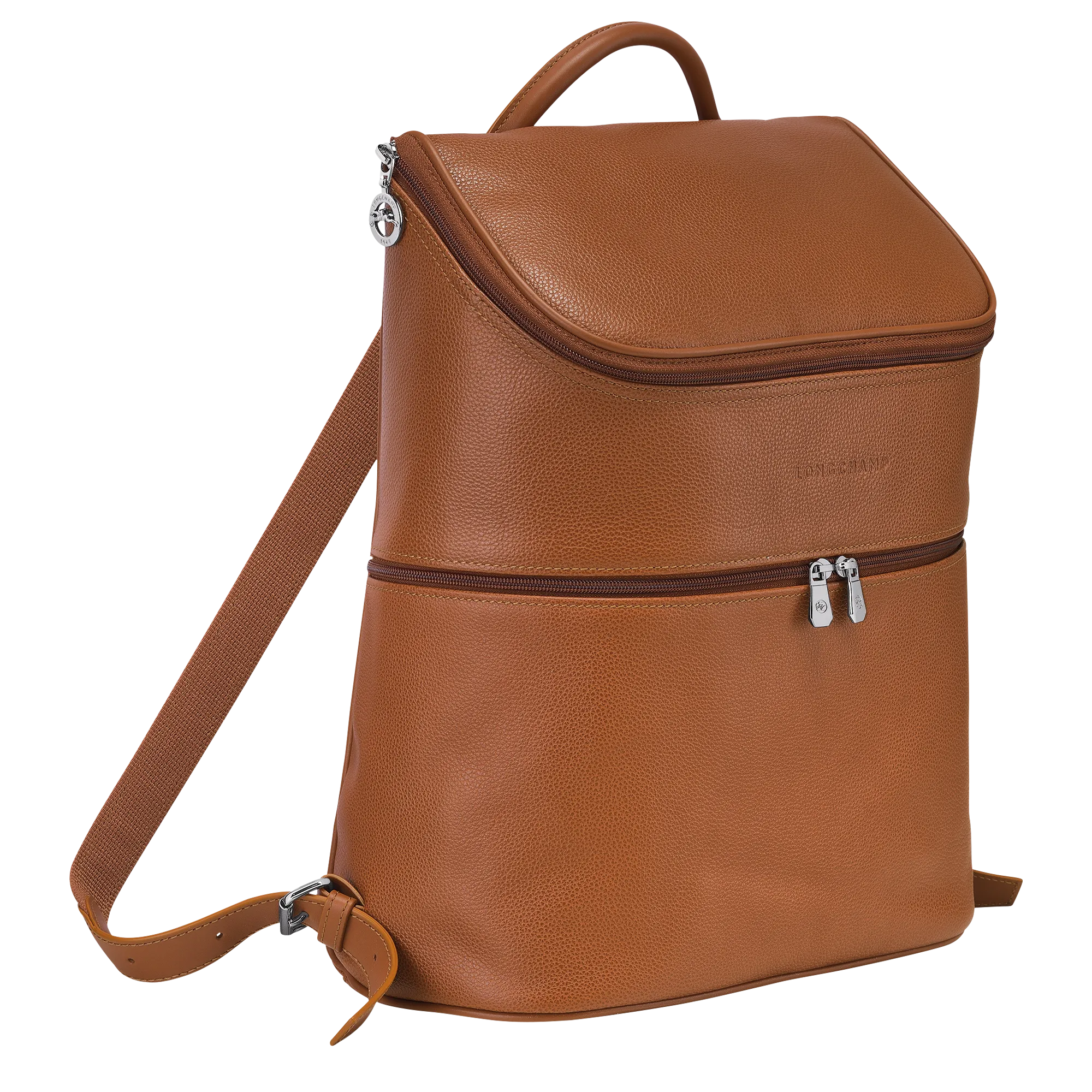 Le Foulonné Backpack Caramel - Leather