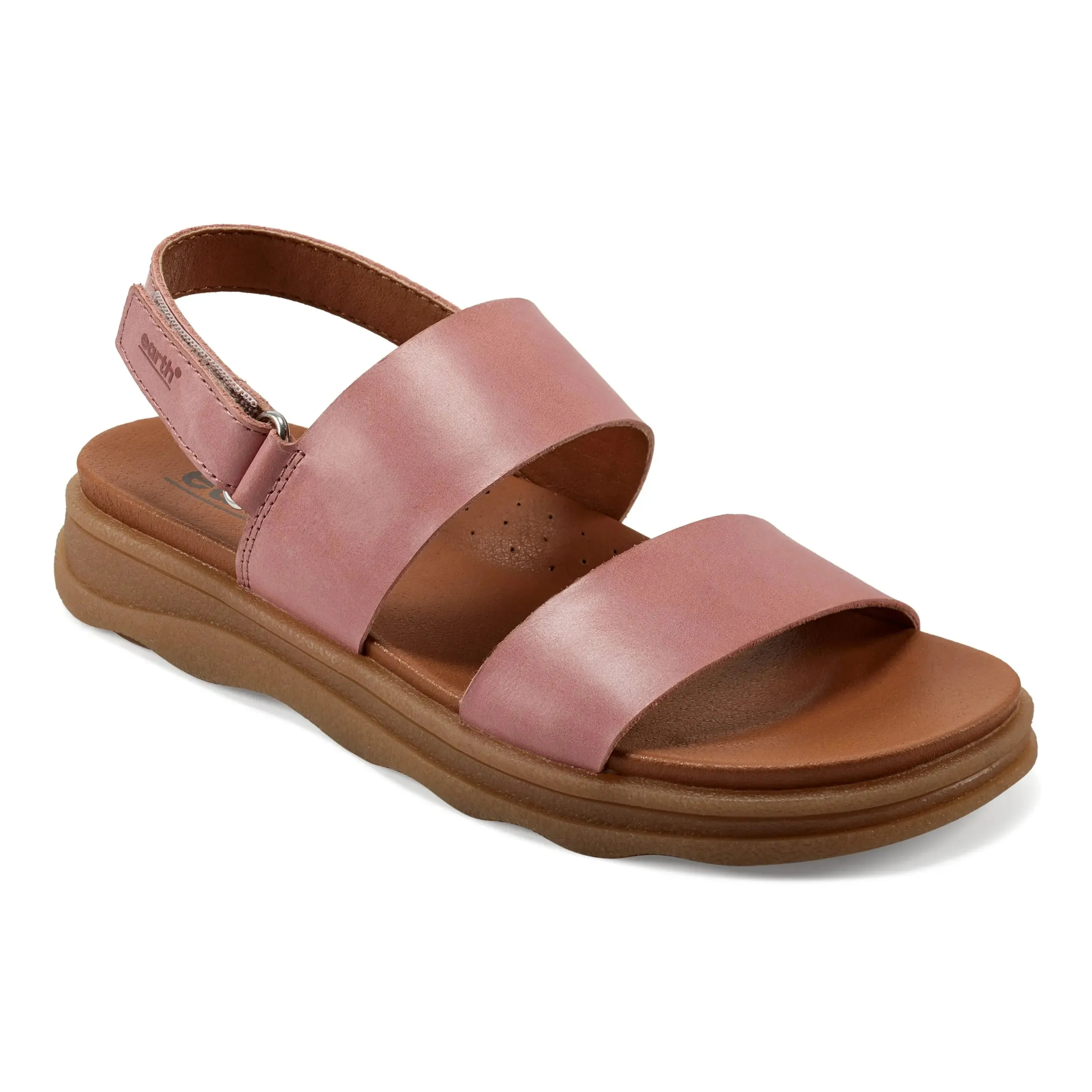 Leah Round Toe Strappy Casual Flat Sandals