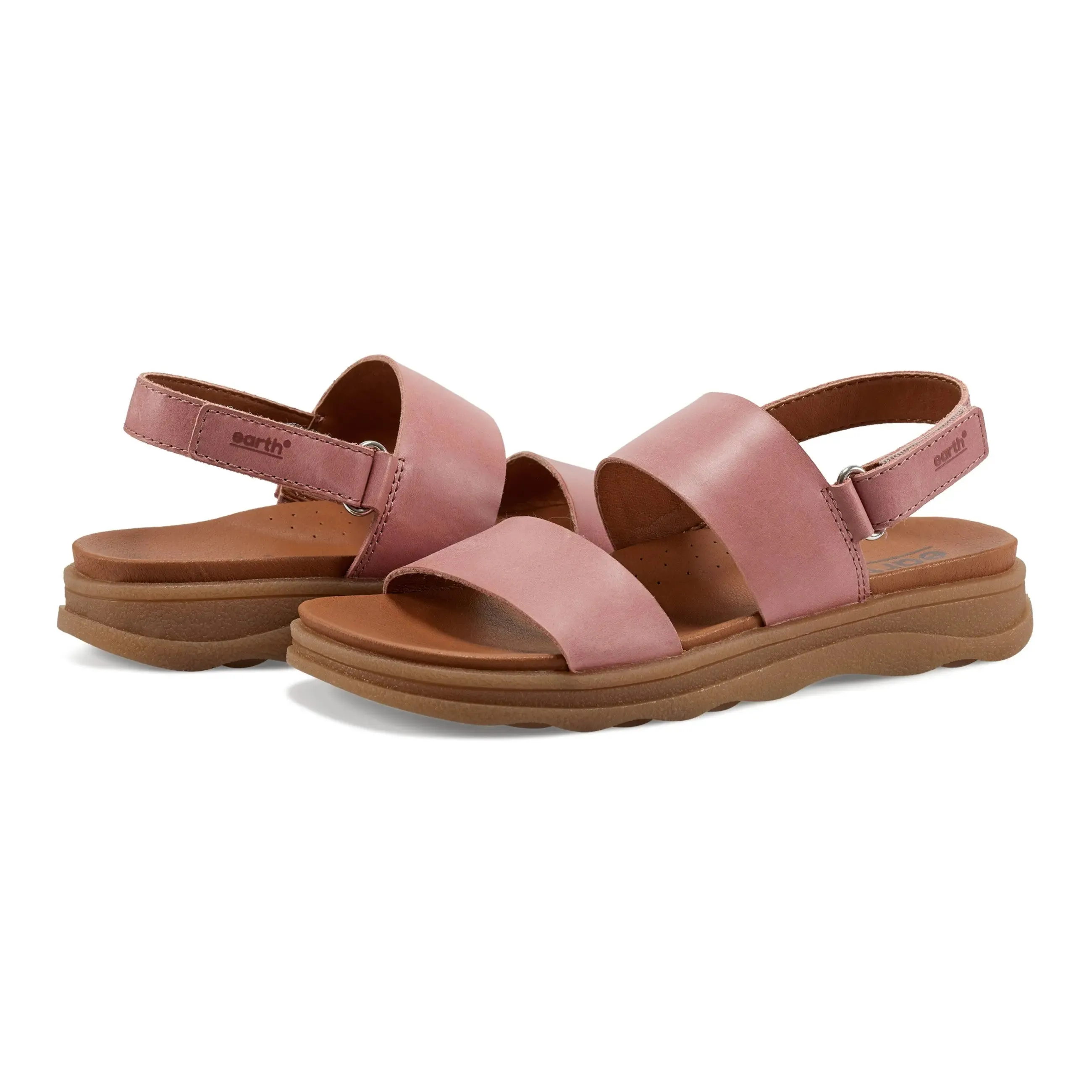 Leah Round Toe Strappy Casual Flat Sandals