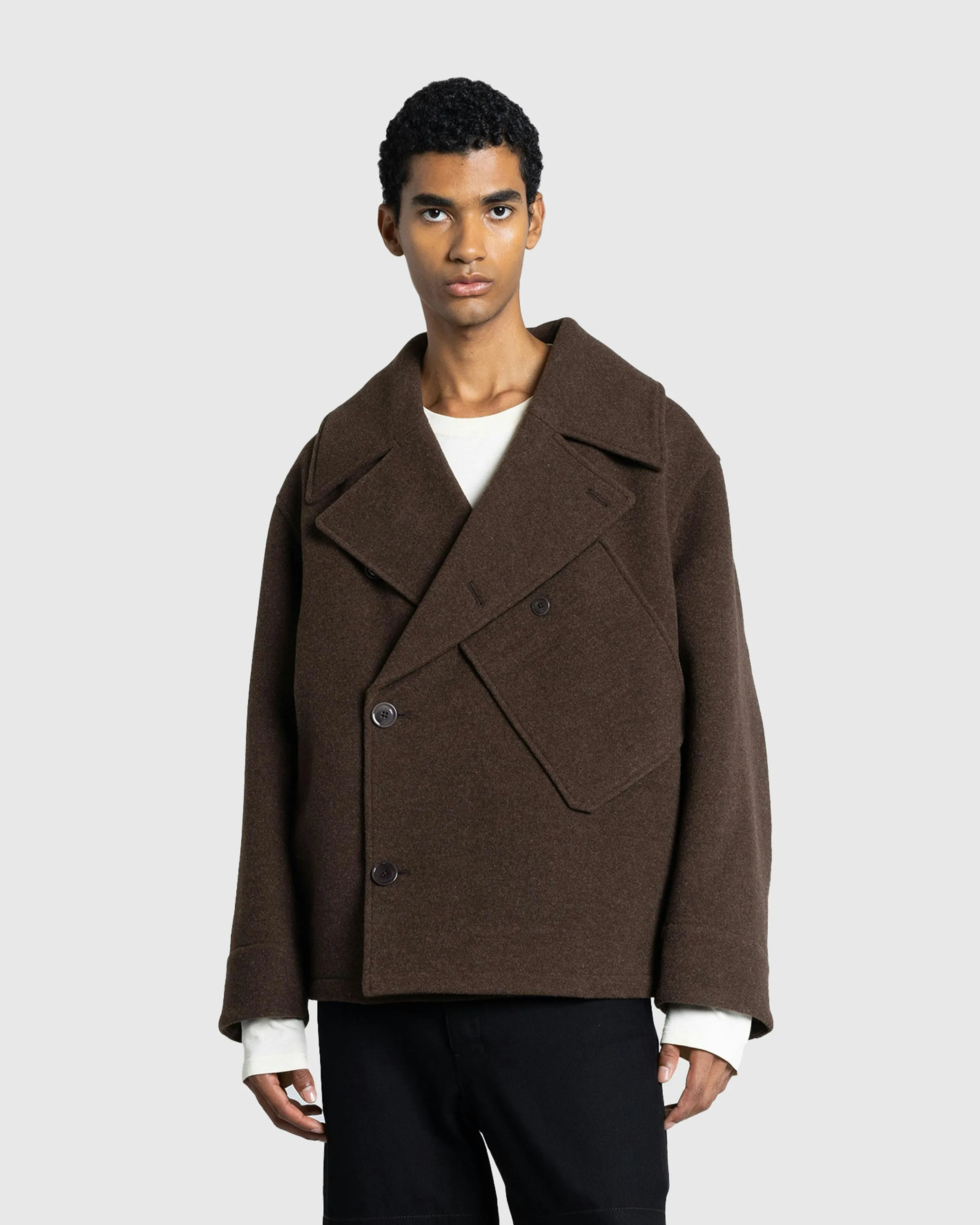 Lemaire – Dispatch Peacoat Brown Chine | Highsnobiety Shop