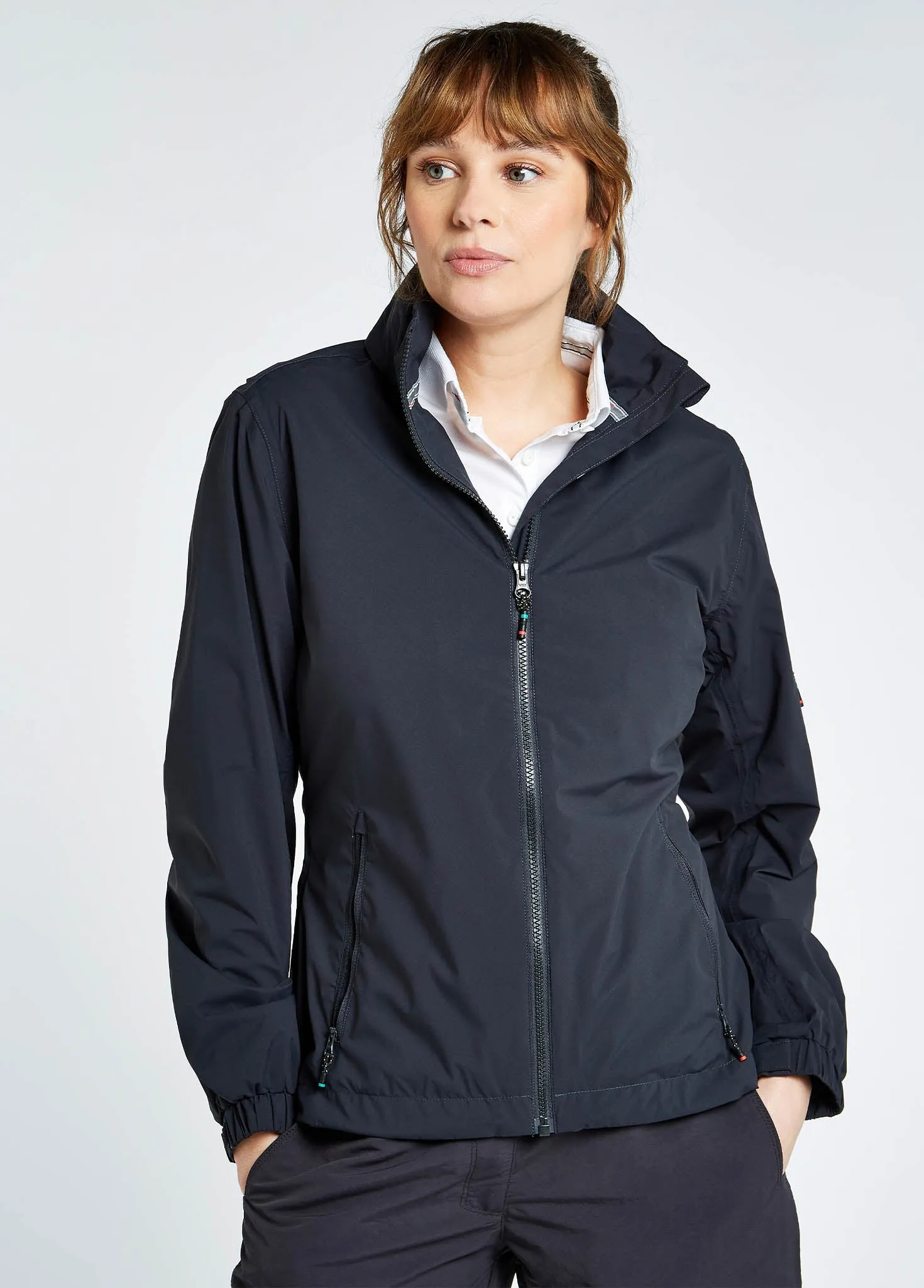 Livorno Women's Fleece-lined Crew Jacket - Graphite