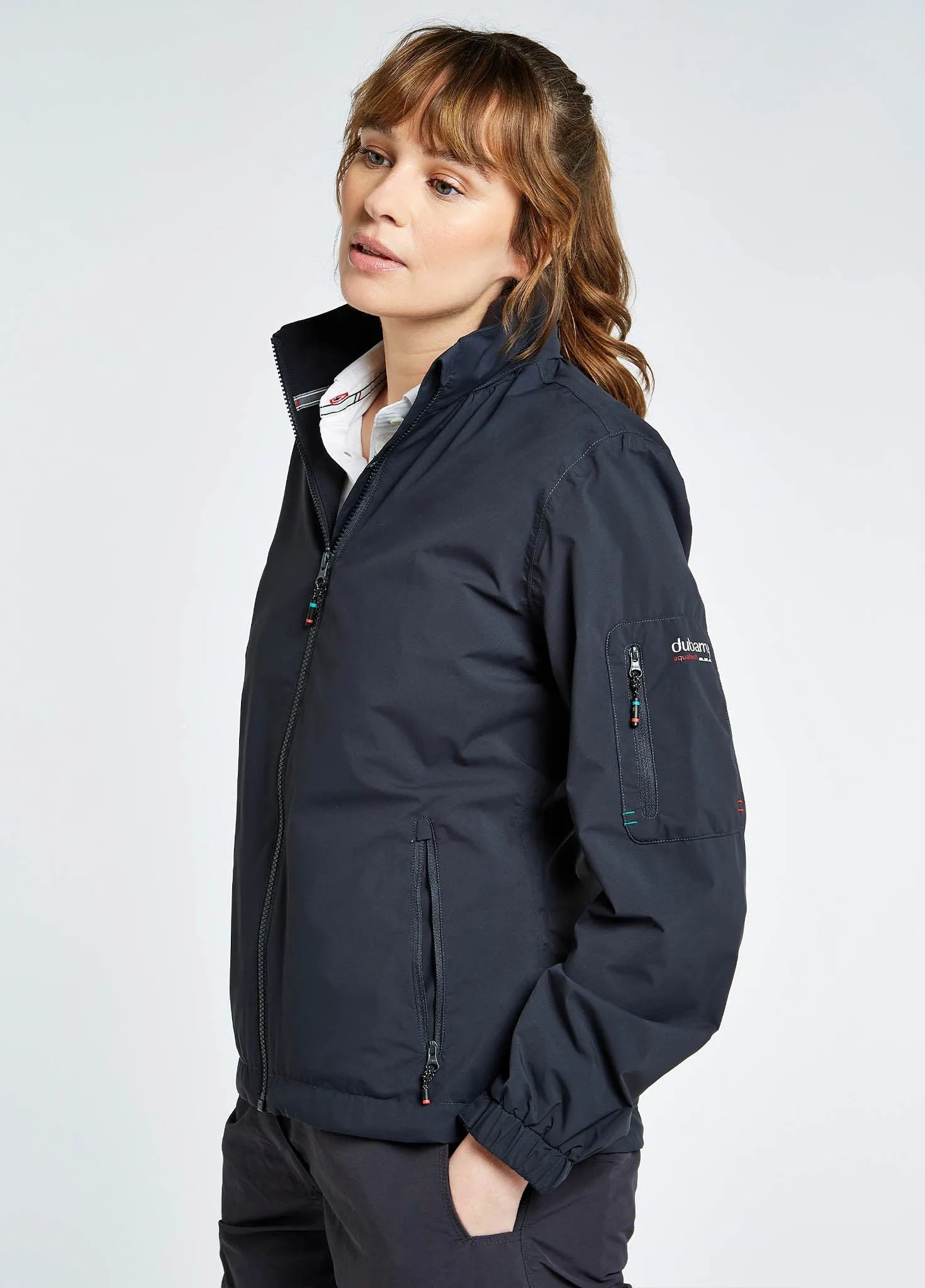 Livorno Women's Fleece-lined Crew Jacket - Graphite