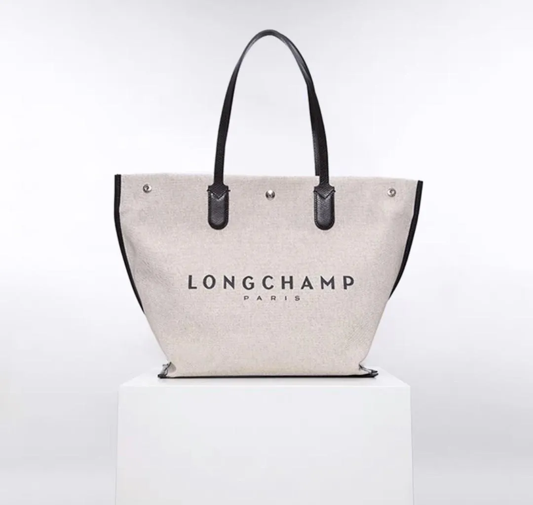 Longchamp Essential Toile Open Tote Bag