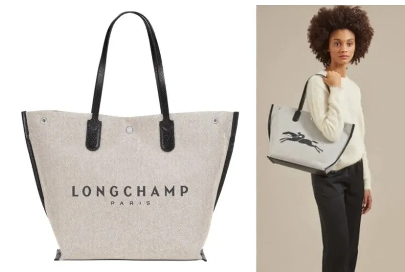 Longchamp Essential Toile Open Tote Bag