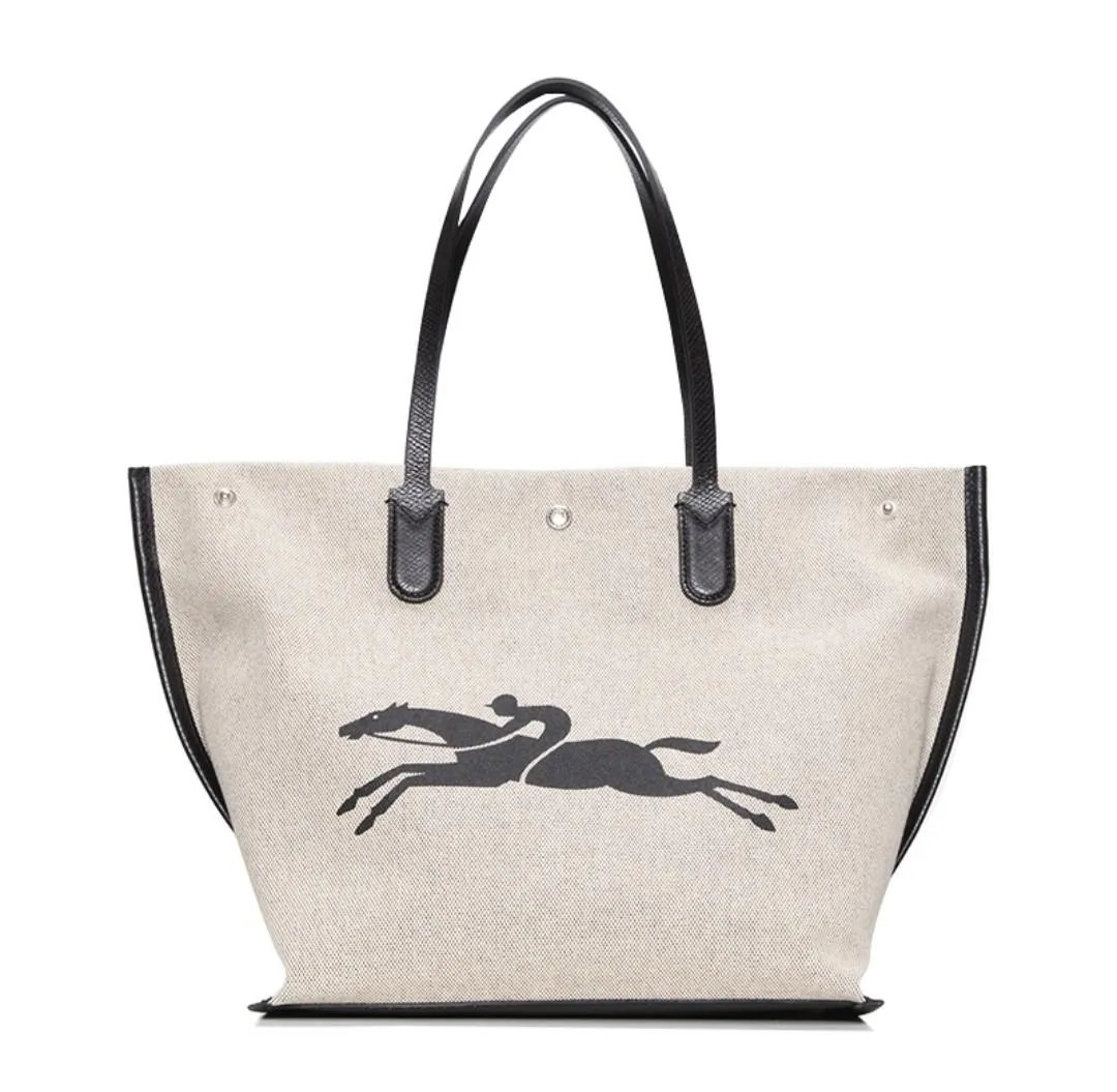 Longchamp Essential Toile Open Tote Bag