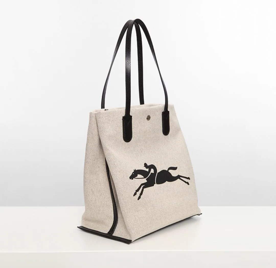 Longchamp Essential Toile Open Tote Bag