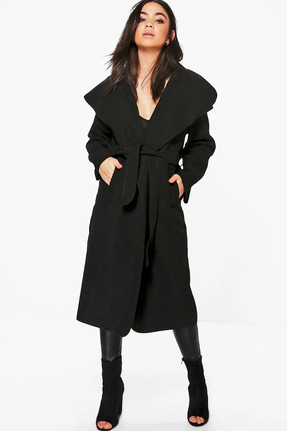 Maria Oversized Shawl Collar Coat