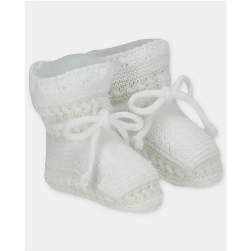 Martin Aranda - Baby Knit Booties Tenerezza, Light Blue