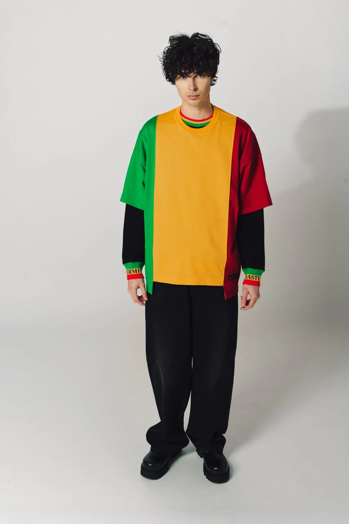 MASTERMIND | RASTA PATCHWORK PONCHO