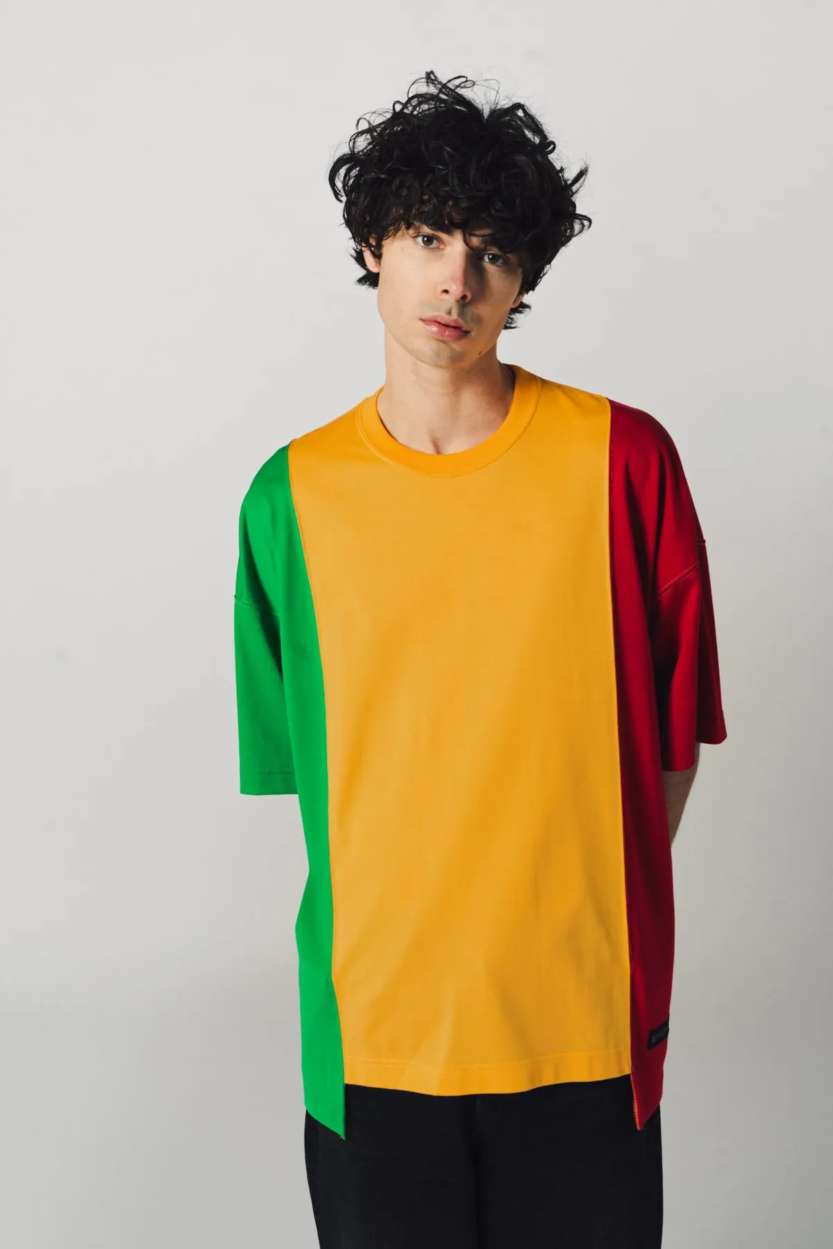 MASTERMIND | RASTA PATCHWORK PONCHO