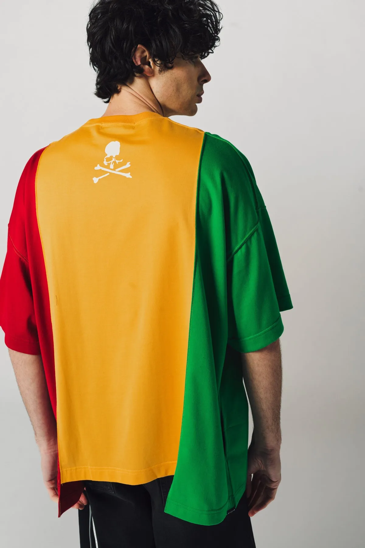 MASTERMIND | RASTA PATCHWORK PONCHO