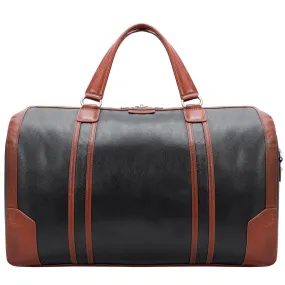 McKlein USA Kinzie 20 Leather Two-Tone Tablet Carry-All Duffel