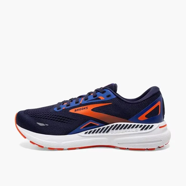 Men's Brooks Adrenaline GTS 23 (Peacoat/Orange/Surf the Web)