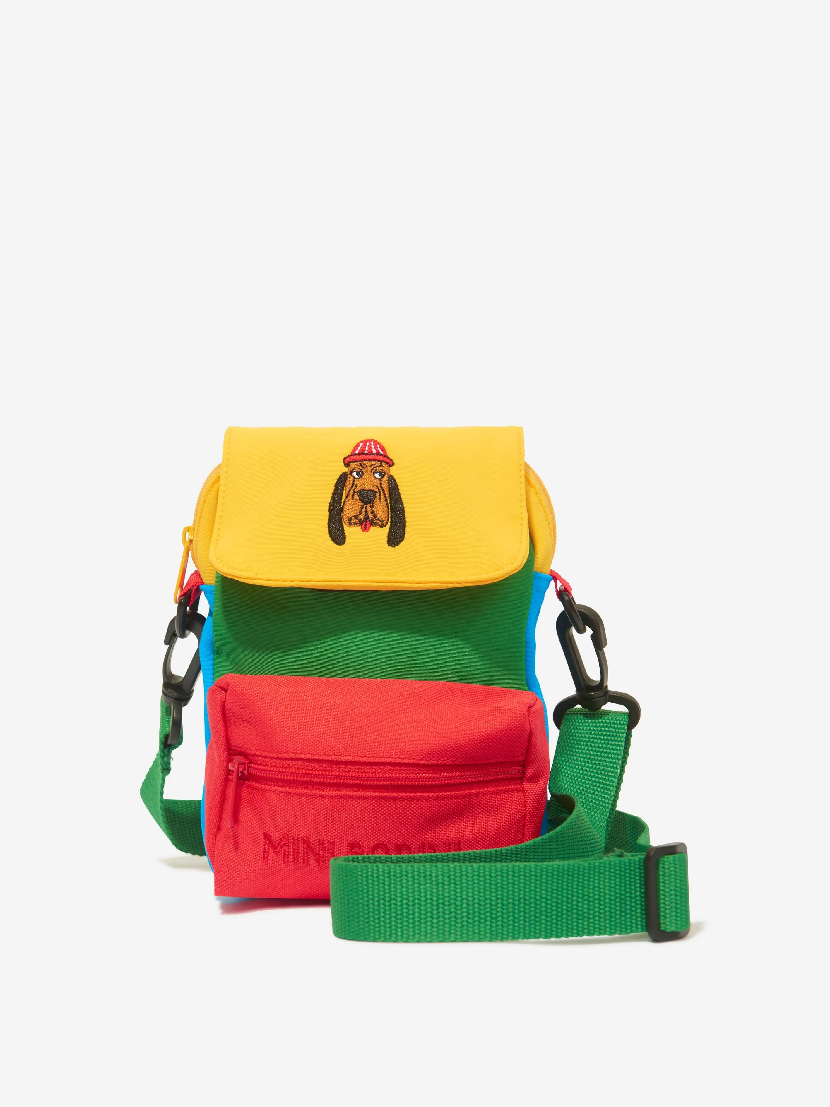 Mini Rodini Kids Bloodhound Messenger Bag in Multicolour