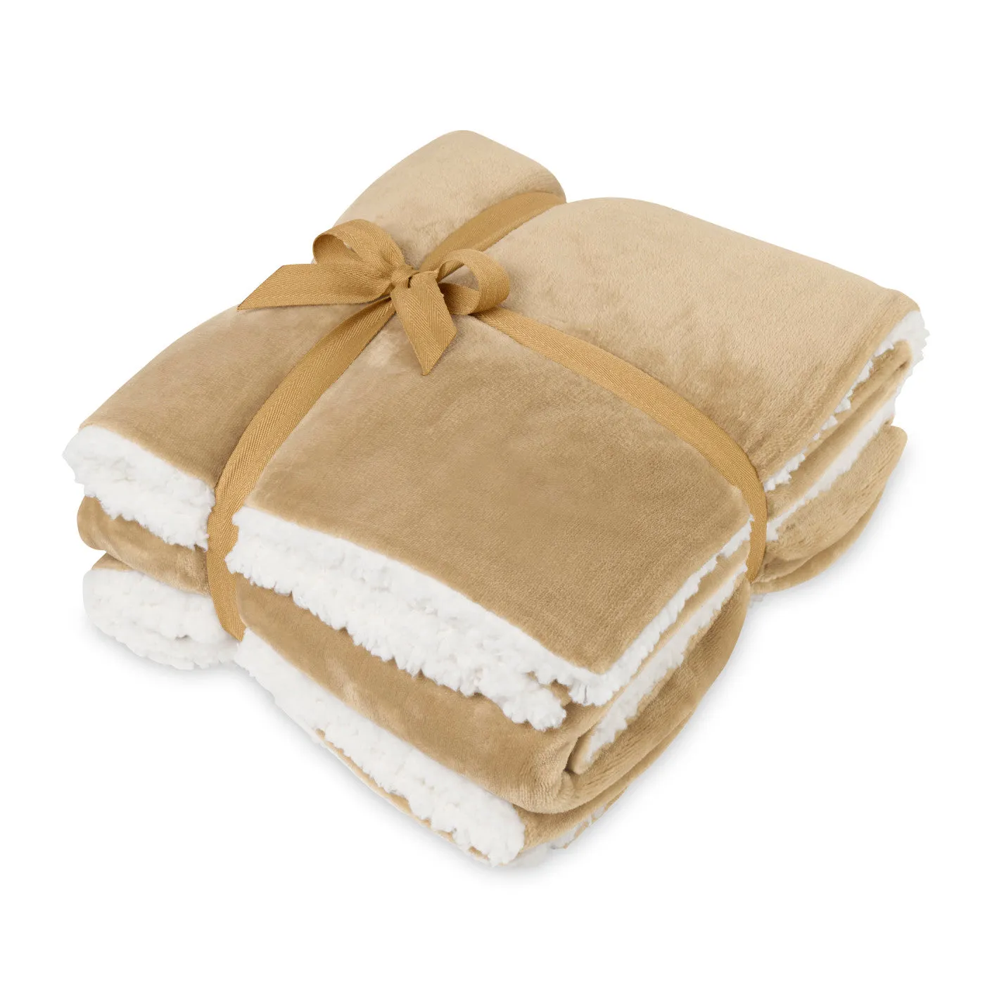 Mink Sherpa Custom Blankets, Iced Coffee