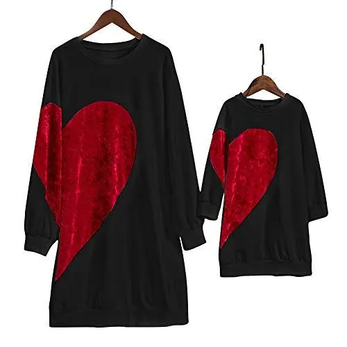 Mom and Mini Red Heart Shirts - Priority Shipping