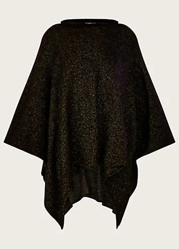 Monsoon Lurex Poncho | Kaleidoscope