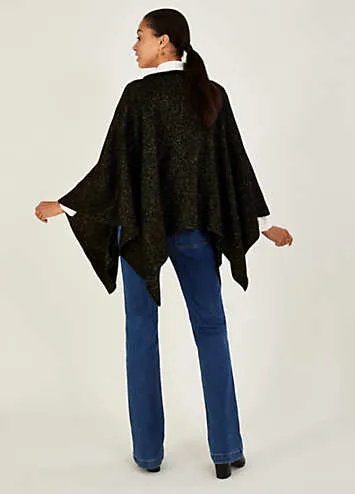 Monsoon Lurex Poncho | Kaleidoscope