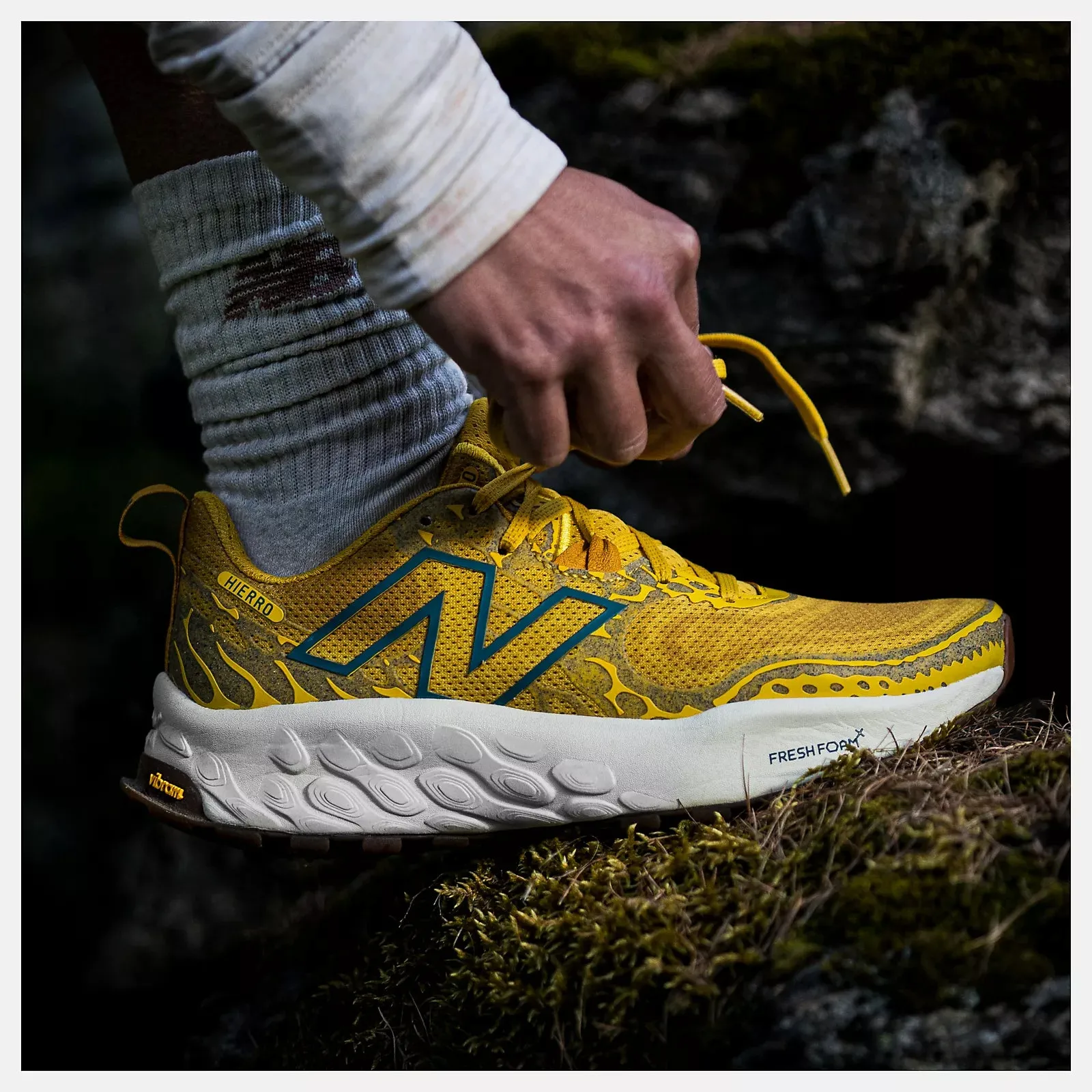 New Balance Women's Fresh Foam X Hierro v8 Trail Running Shoes Ginger Lemon / Calcium / Terrarium