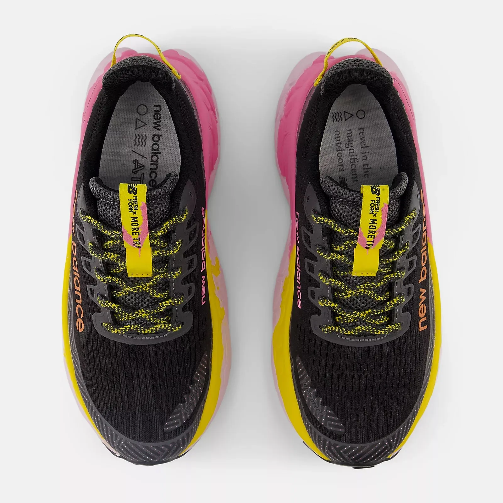 New Balance Women's X More Trail v3 Trail Running Shoes Black / Ginger Lemon / Real Pink