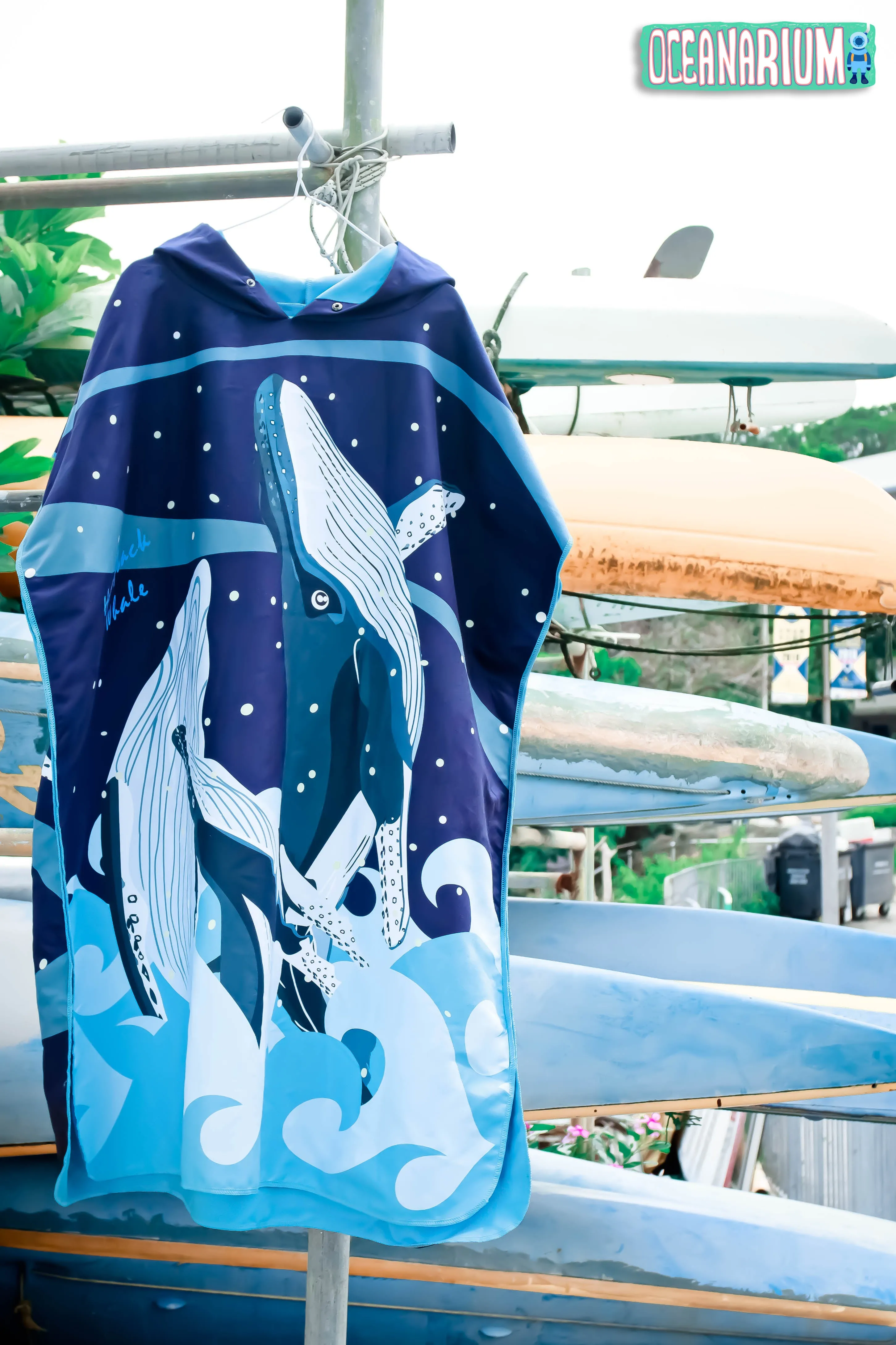 Oceanarium Cloak Towel Poncho